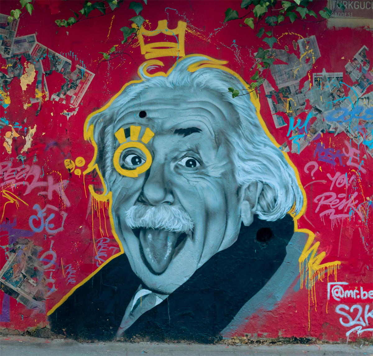 Albert Einstein tegning